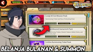 TOP UP 200K BISA DAPET 1350SB BELANJA BULANAN & SUMMON - NARUTO X BORUTO NINJA VOLTAGE