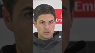 Mikel Arteta when asked about Mudryk.