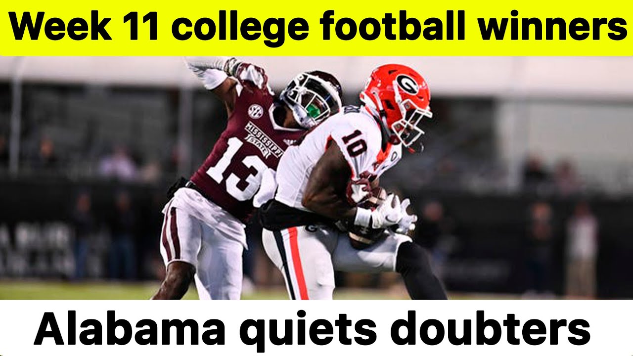 College Football's Week 11 Wins And Losers - Win Big Sports