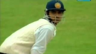 Sourav Ganguly s First ball in Test Cricket   21st June 1996