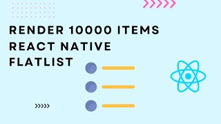 Render 10,000 Items Smoothly in FlatList | React Native Performance Tips