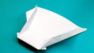 How to make a UFO paper plane