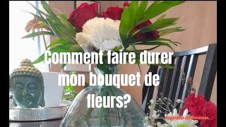 Comment faire durer vos bouquets de fleurs🌸?