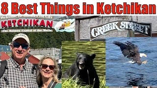 The 8 BEST things to do in Ketchikan from an Alaska Cruise!  (Rainforest, Bears, Eagles, and Salmon)