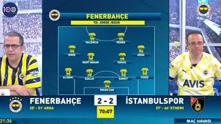 FB Tv Spikerlerinin İstanbul Spor Maçı Tepkileri. #fenerbahçe 3 #istanbulspor 3