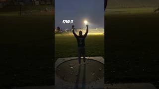 Discus Throw: 164lbs throwing 160 feet with 2kg Disc!