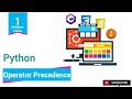 #16 Python Tutorials For Beginners | Operator Precedence In Python | GeekySession