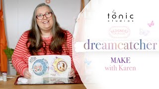 Karen makes a memory book page using our new Dreamcatcher die set | Tonic Studios