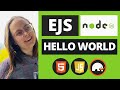 Build a Hello World Website and Web Server with EJS, Node and Express