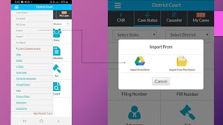 eCourts Services - 2 | What's New in menu ? Export and Import Cases | Update Cases