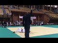 2018年 日本ベテランズ国際柔道大会 m3 100㎏超級 １回戦（愛媛県武道館） 内股 柔道 judo uchimata