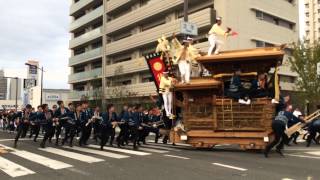 2014　東岸和田十月祭礼　土生滝町やりまわし