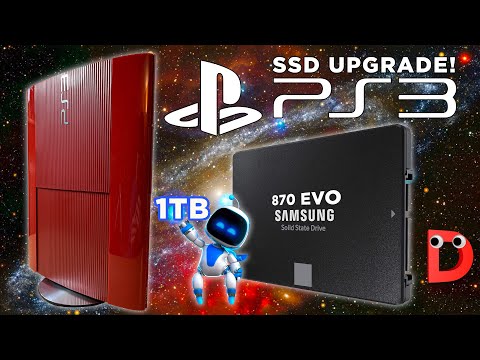 SSD inside a PS3 SUPER SLIM I SSD VS HDD: BENCHMARKS I How to install I PS3 Backup I Samsung 870 EVO