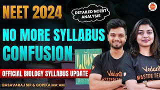 NEET 2024 Biology Syllabus Reduced 😱? Deleted topics in detail 🔥 Changes In New NCERT