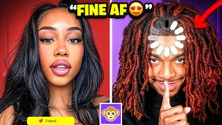Fake Skipping BADDIES With CURLY Freeform Dreads... *GONE RIGHT*