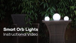 Smart Orb Lights - Instructional Video