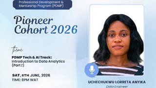 2026 PDMP Introduction to Data Analytics (Part 2)