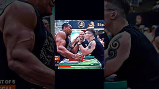 Larry showed strength to Bitarov Maxim🥶 #armwrestling #trending #motivation