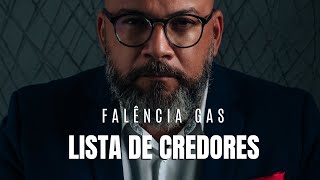 LISTA DE CREDORES GAS