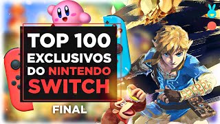 Os Melhores 100 Jogos EXCLUSIVOS de Nintendo Switch - Parte Final | Guia Definitivo