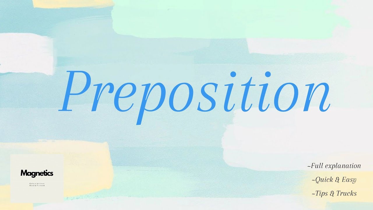 Preposition Grammar Youtube