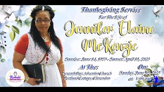 Jennifer Elaine McKenzie Funeral Service