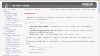Java - Enum Types 2/2 & Annotations