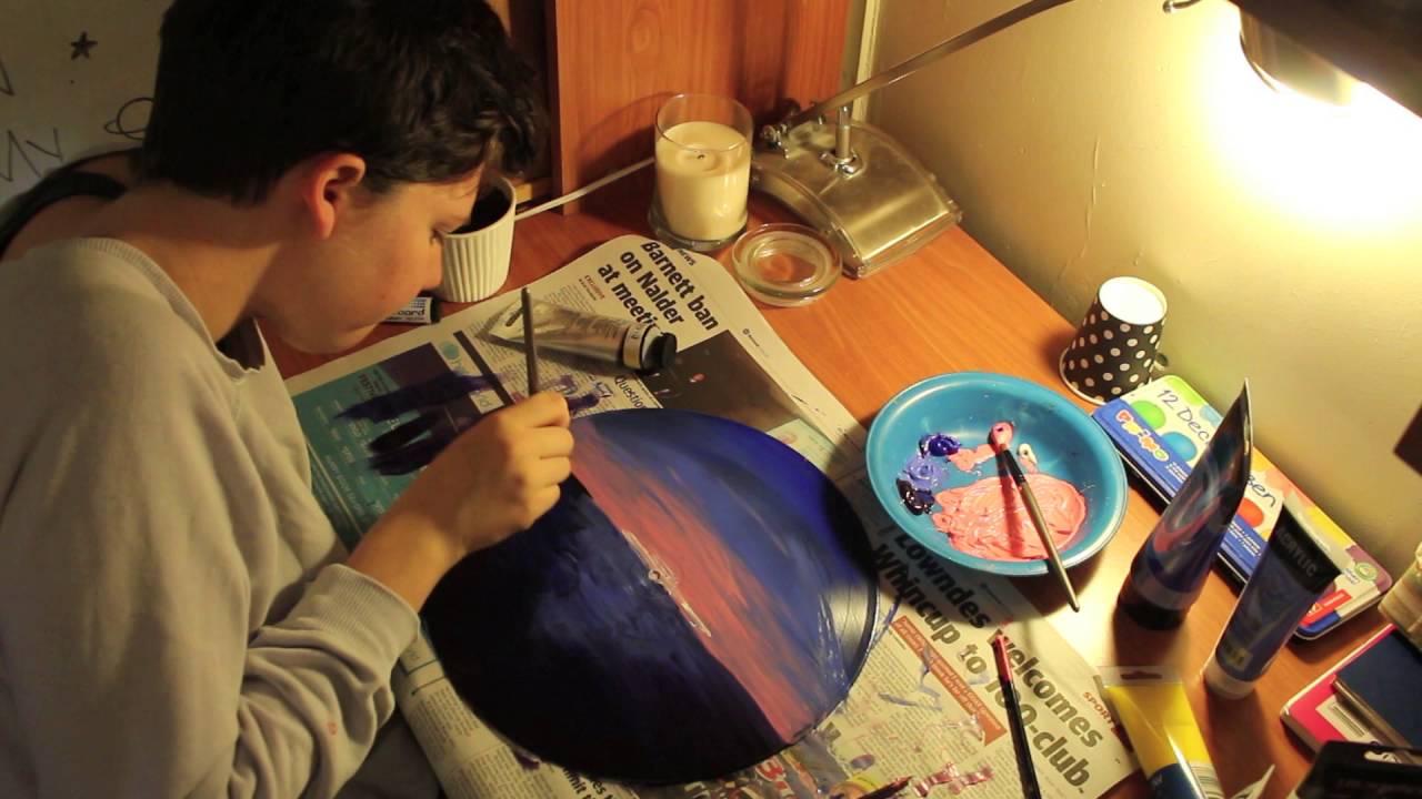 Speed Painting Sunset Record Youtube