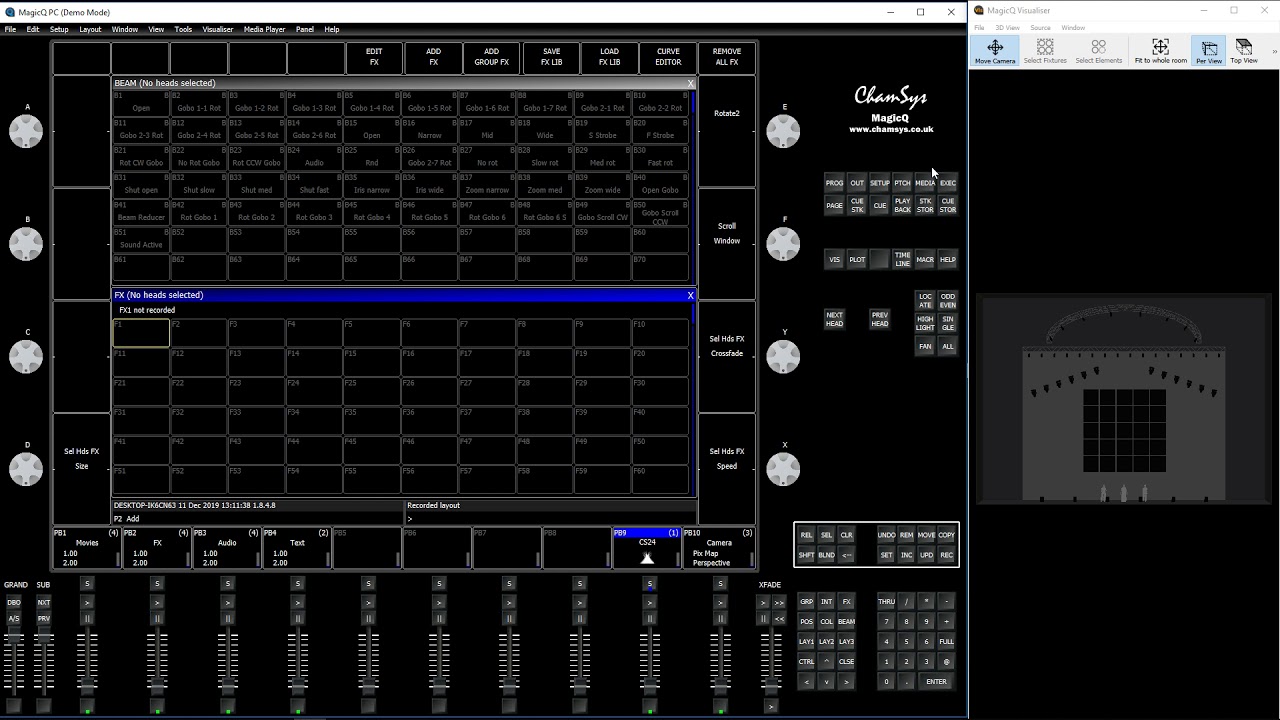 Configuracion En Magicq Youtube