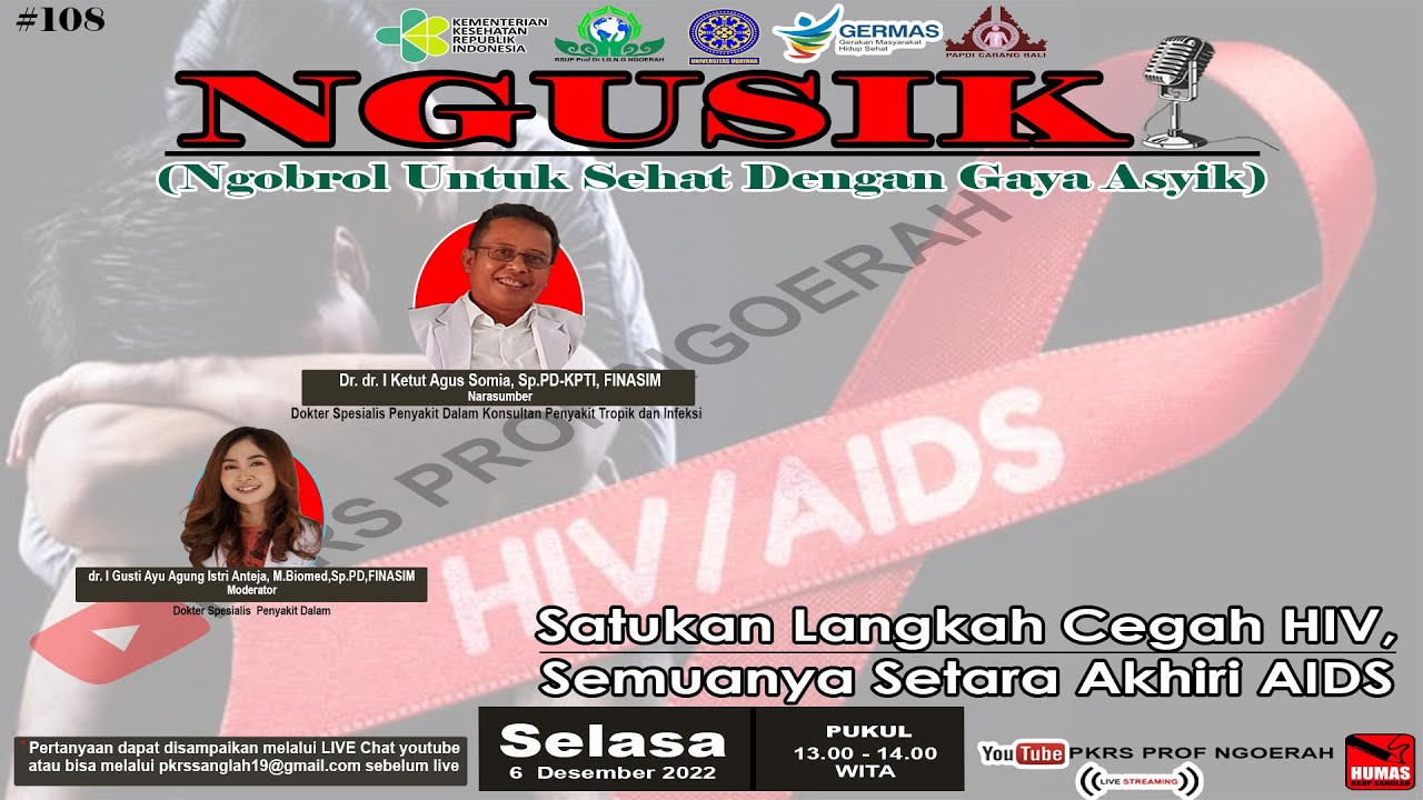 Satukan Langkah Cegah HIV,Semuanya Setara Akhiri AIDS - YouTube