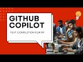 GitHub Copilot Enterprise: Text Completion for PR