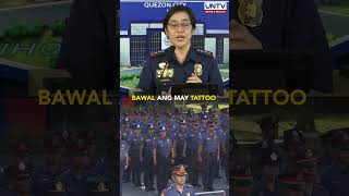 Pagkakaroon ng tattoo, ipinagbabawal na ng PNP sa personnel at applicants