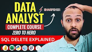 Data Analyst Tutorial #19 SQL DELETE Command Explained with Real-Life Example #dataanalyst