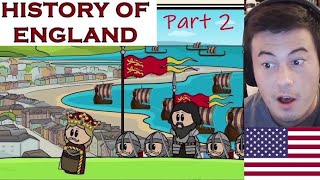 American Reacts to The Animated History of England | Part 2