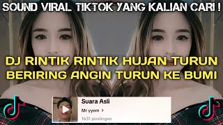 DJ RINTIK RINTIK HUJAN TURUN BERIRING ANGIN TURUN KE BUMI - DJ BADAI MISTERI VIRAL TIKTOK 2024 !