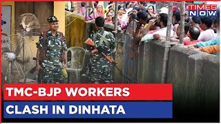 TMC-BJP Workers Clash In Dinhata; No End To Violence In West Bengal Polls | English News