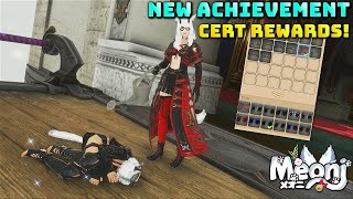 FFXIV: New Things To Spend Achievement Certificates On! - Emote / Framer's Kit's / Facewear