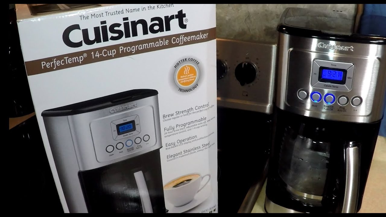 Cuisinart 14 Cup Coffee Maker UnBoxing Review - YouTube