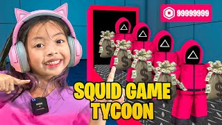 LEIKA DAN LEXIE BANGUN SQUID GAME TYCOON 🤩😱😰 FILM SQUID GAME [ROBLOX INDONESIA]