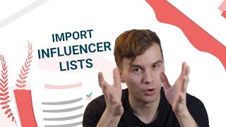 Influencer list import to fake follower check and validate intagram Influencers in 2020 using Modash