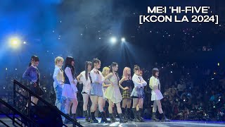 [4K] [KCON LA 2024] ME:I (ミーアイ) 'Hi-Five'