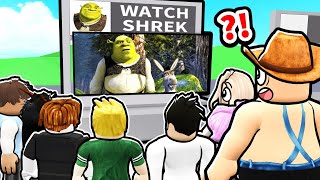 I illegally watched Shrek on Roblox