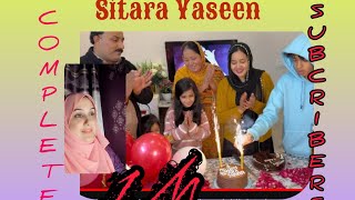 @sitarayaseensana|Finally intezaar khatam hua 😍 || GOLDEN Button Celebration 🥳🎉 |Reaction Video