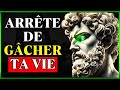 9 Habitudes qui te mènent à l'ÉCHEC : Élimine-les de ta VIE MAINTENANT - STOÏCISME