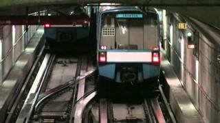 STM Blue Line at Station Saint-Michel