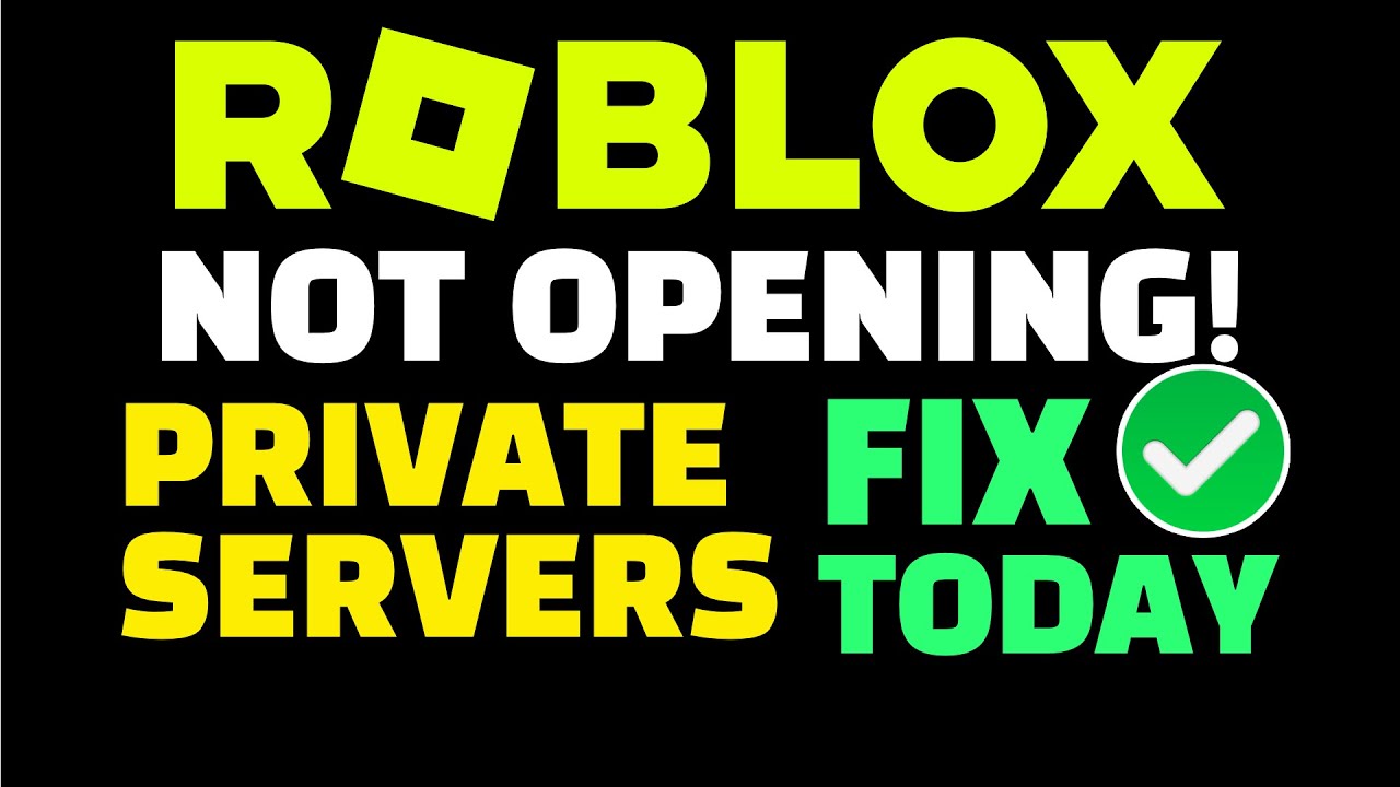 Roblox Not Opening ? How To Fix Roblox Not Loading ? Roblox Private ...