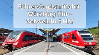 Führerstandsmitfahrt Würzburg - Schweinfurt mit BR 612