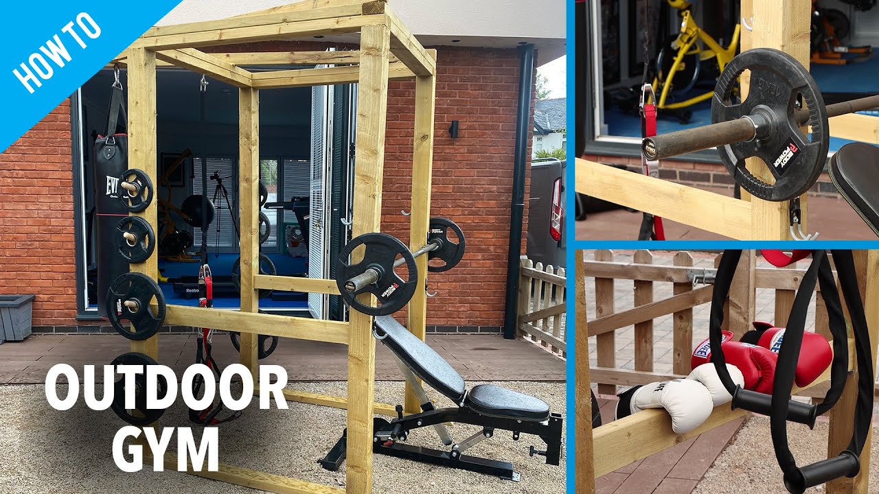 How To Build A DIY Outdoor Gym - YouTube