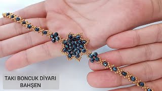 Boncuktan Yıldız  bileklik yapımı /Bead Star Bracelet making