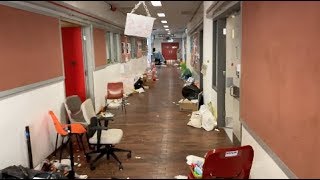 Damages to HK PolyU Campus Exposed in Exclusive Footages